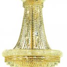 Adele 14-Light 28" Crystal Chandelier 1531D28G-EC