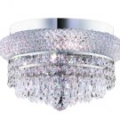 Adele 4-Light 12" Crystal Flush Mount 1531F12C-RC