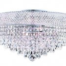 Adele 10-Light 20" Crystal Flush Mount 1531F20C-RC