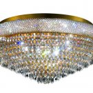 Adele 15-Light 28" Crystal Flush Mount 1531F28G-RC