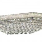 Adele 18-Light 20" Crystal Flush Mount 1531F36SC-SS