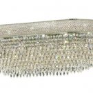 Adele 24-Light 24" Crystal Flush Mount 1531F40SC-SS
