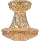 Adele 28-Light 36" Crystal Chandelier 1531G36SG-SA