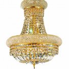 Adele 8-Light 16" Crystal Chandelier 1533D16G-RC