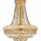 Adele 14-Light 28" Crystal Chandelier 1533D28G-RC