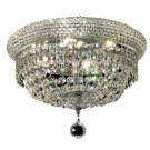 Adele 6-Light 14" Crystal Flush Mount 1533F14C-SA