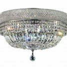 Adele 12-Light 24" Crystal Flush Mount 1533F24C-SA