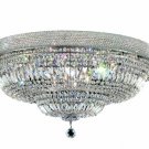 Adele 20-Light 36" Crystal Flush Mount 1533F36C-EC