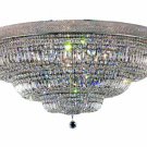 Adele 33-Light 48" Crystal Flush Mount 1533F48C-RC