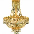 Agathe 8-Light 16" Crystal Chandelier 1615D16G-RC