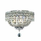 Agathe 4-Light 12" Crystal Flush Mount 1615F12C-EC