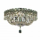 Agathe 4-Light 14" Crystal Flush Mount 1615F14C-RC