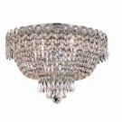 Agathe 4-Light 16" Crystal Flush Mount 1615F16C-SA