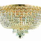 Agathe 6-Light 18" Crystal Flush Mount 1615F18G-SA