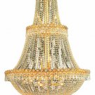 Agathe 17-Light 30" Crystal Chandelier 1615G30G-EC