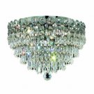 Agathe 6-Light 18" Crystal Flush Mount 1617F18C-EC