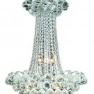 Brigitte 9-Light 16" Crystal Chandelier 6890D16C-SS