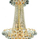 Brigitte 9-Light 16" Crystal Chandelier 6890D16G-SS