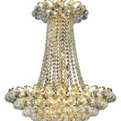Brigitte 13-Light 21" Crystal Chandelier 6890D21G-SS