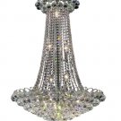 Brigitte 15-Light 27" Crystal Chandelier 6890D27C-SS