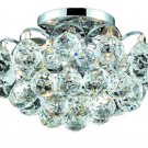 Brigitte 4-Light 12" Crystal Flush Mount 6890F12C-EC