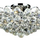 Brigitte 4-Light 14" Crystal Flush Mount 6890F14C-RC