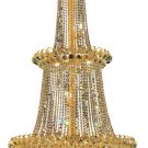 Brigitte 22-Light 36" Crystal Chandelier 6890G36G-SA