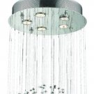 Bernadette 5-Light 16" Crystal Chandelier 1704D16C-SS