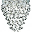 Bernadette 12-Light 28" Crystal Chandelier 6895D28C-SS