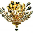 Christelle 4-Light 20" Crystal Flush Mount 6898F20G-EC