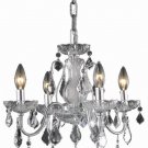 Christiane 4-Light 17" Crystal Chandelier 1713D17C-SA