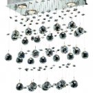 Bernadette 4-Light 8" Crystal Chandelier 1718D16C-SS