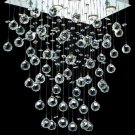 Bernadette 6-Light 12" Crystal Chandelier 1718D20C-SS
