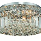 Chantal 4-Light 12" Crystal Flush Mount 1726F12C-EC