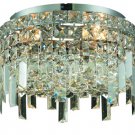 Chantal 4-Light 12" Crystal Flush Mount 1727F12C-SA