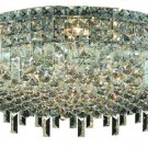 Chantal 9-Light 24" Crystal Flush Mount 1727F24C-SA