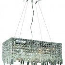 Chantal 6-Light 12" Crystal Chandelier 1730D24C-SS