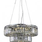 Chantal 9-Light 20" Crystal Chandelier 1731D20C-SA