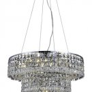 Chantal 9-Light 20" Crystal Chandelier 1732D20C-SS