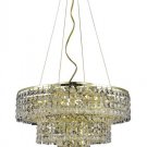 Chantal 9-Light 20" Crystal Chandelier 1732D20G-SS