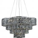 Chantal 14-Light 26" Crystal Chandelier 1732D26C-SS-SS