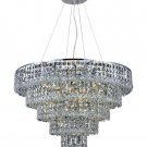 Chantal 17-Light 30" Crystal Chandelier 1732D30C-SA