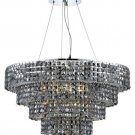 Chantal 17-Light 30" Crystal Chandelier 1732D30C-SS-RC