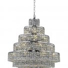 Chantal 20-Light 30" Crystal Chandelier 1734D30C-SS
