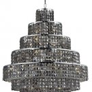 Chantal 20-Light 30" Crystal Chandelier 1734D30C-SS-SS