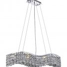 Dakota 6-Light 5" Crystal Chandelier 1735D30C-SS