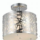 Heloise 2-Light 10" Crystal Flush Mount 1769F10C-RC