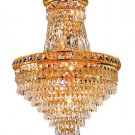 Karci 12-Light 18" Crystal Chandelier 2148D18G-SA