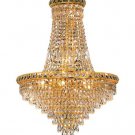Karci 22-Light 22" Crystal Chandelier 2148D22G-SA