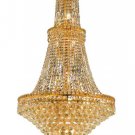 Karci 34-Light 28" Crystal Chandelier 2149G28G-EC